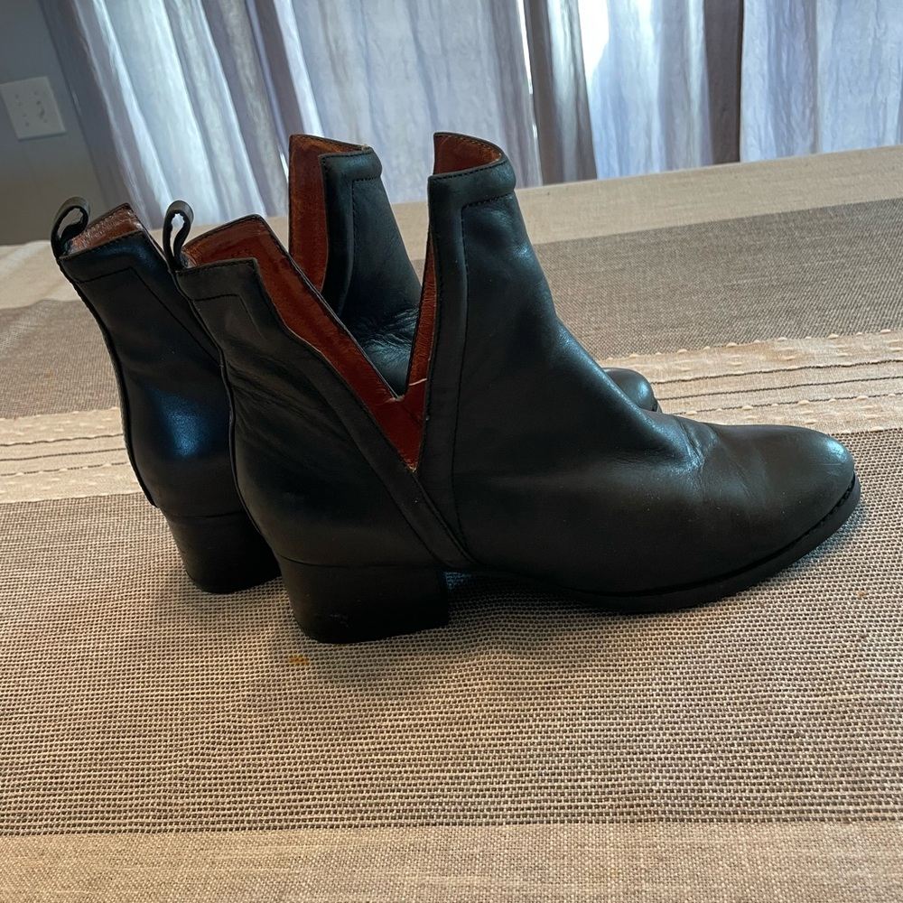 Jeffrey Campbell Black Ankle Booties